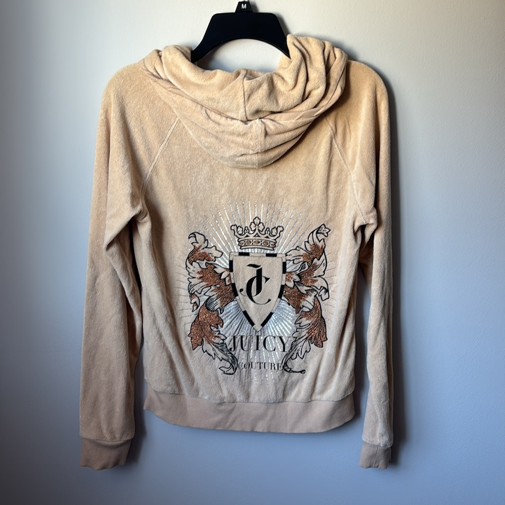 Authentic juicy couture medium, Terry cloth tracksuit top discontinued, rare 💕